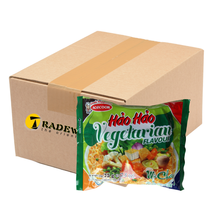 Acecook Hao Hao Instant Noodles - Vegetarian Flavour - 30 Packets
