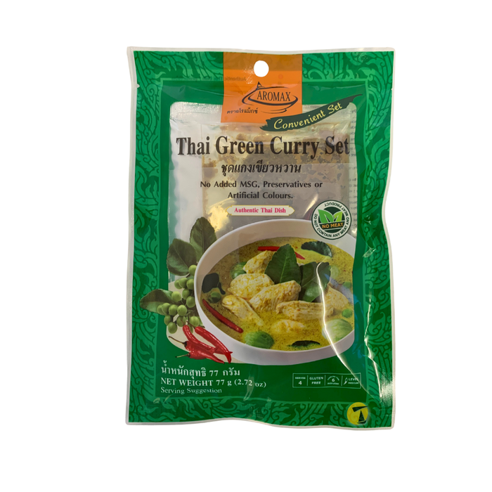 Aromax Thai Green Curry Set packaging on a white background