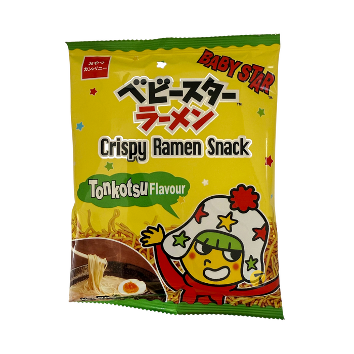 Baby Star Crispy Ramen Snack Thin - Tonkotsu Flavour - 70g
