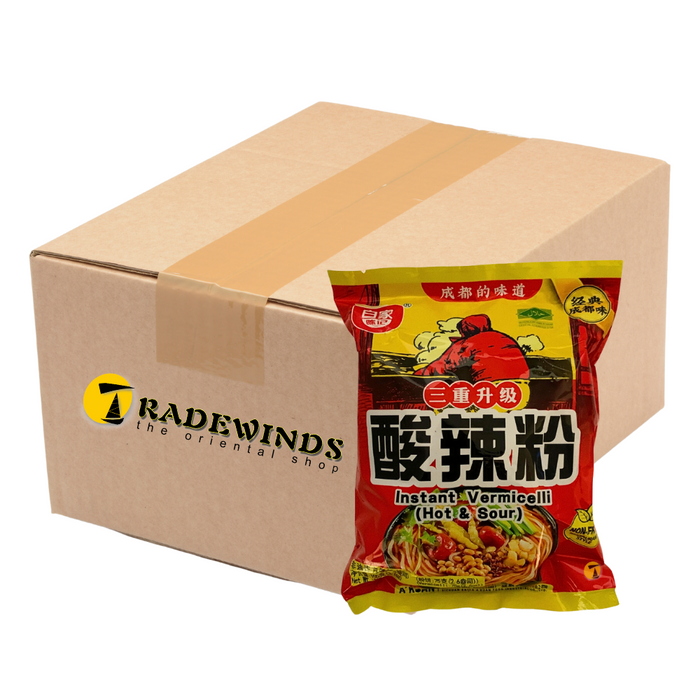 Baijia Sweet Potato Vermicelli Hot & Sour Flavour - 20x105g