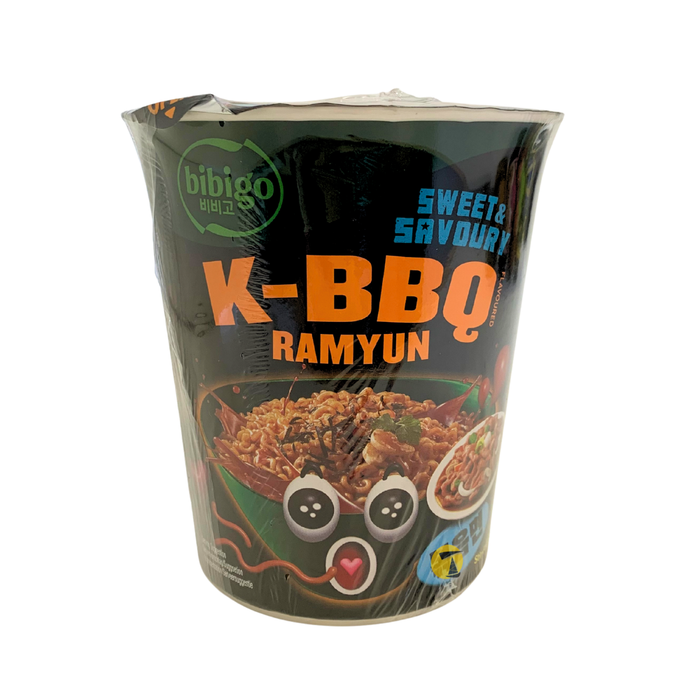 Bibigo K-BBQ Ramyun Sweet & Savoury Stir-Fried Cup Noodles - 98g
