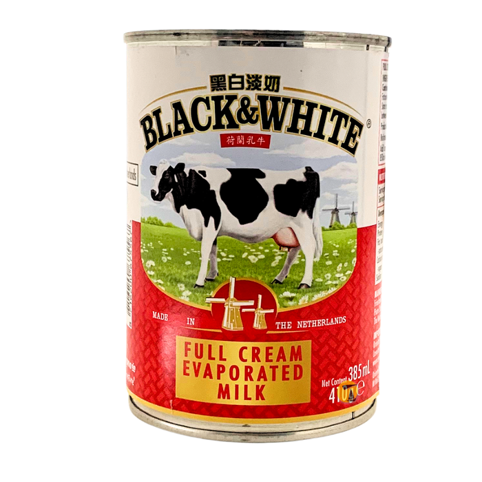 Black & White Full Cream Evaporated Milk - 385ml