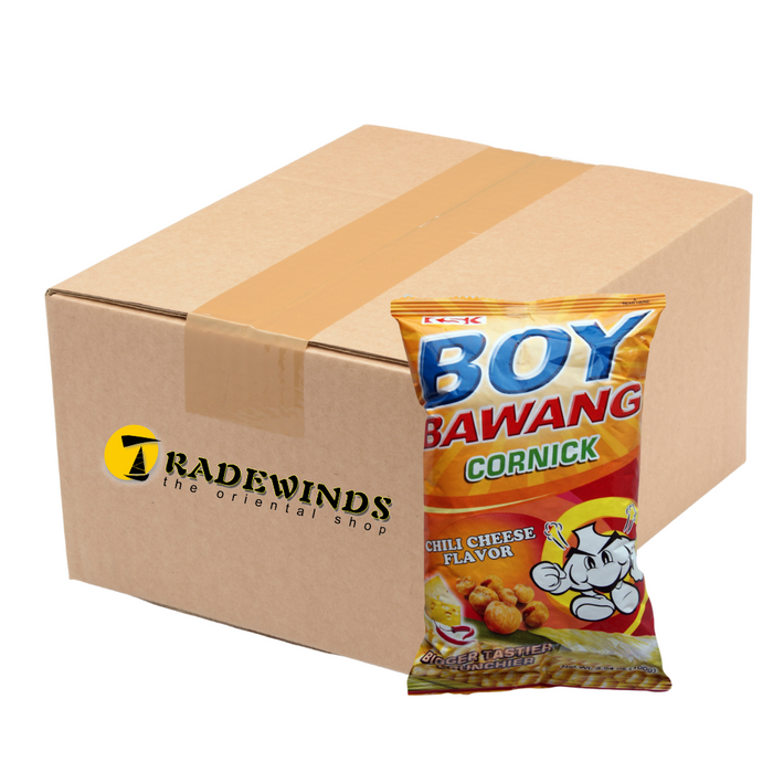 Boy Bawang Corn Snack - Chilli Cheese Flavour - 20x80g