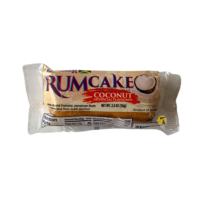 Buccaneer Rum Cake - Coconut - 58g