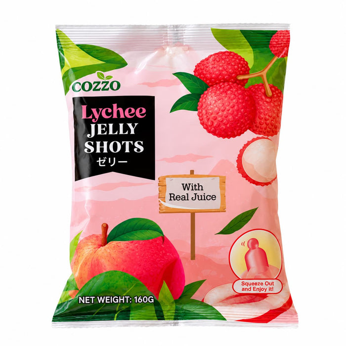 Cozzo Jelly Shots - Lychee Flavour - 8x20g