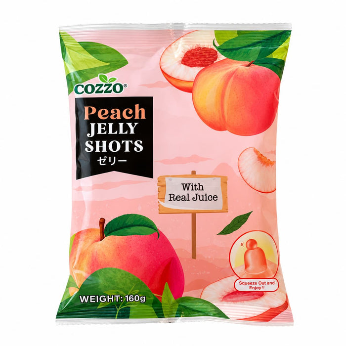 Cozzo Jelly Shots - Peach Flavour - 8x20g