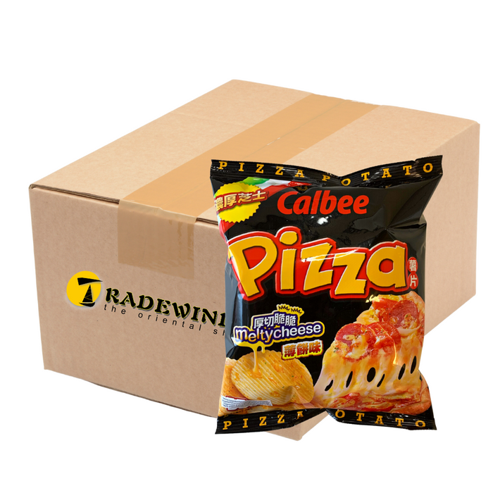 Calbee Potato Crisps Pizza Flavour - 24x55g