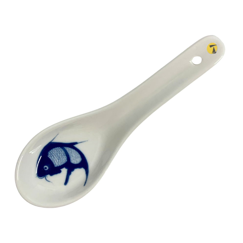 Cameo China Koi Fish Design Spoon — Tradewinds Oriental Shop
