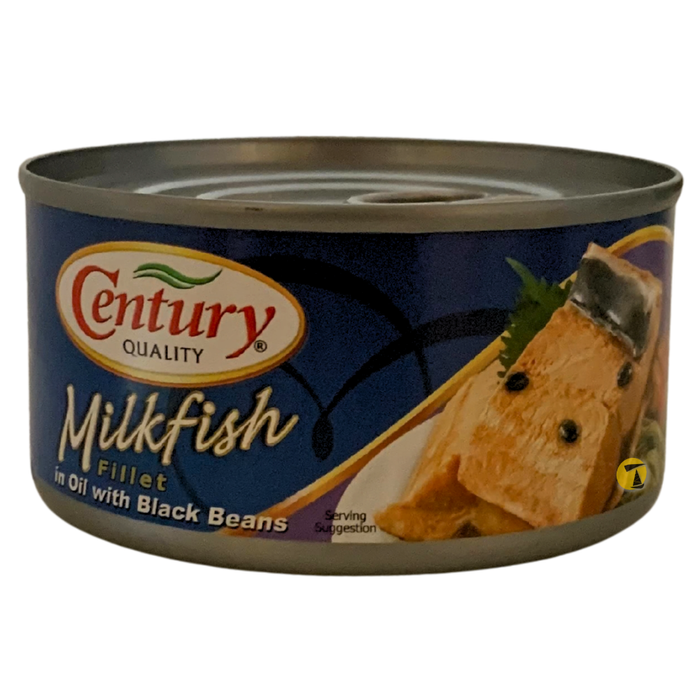 Century Milkfish Fillet in Oil with Black Beans - 184g