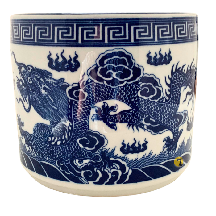 Ceramic Dragon Design Incense Bowl - Ø16cm