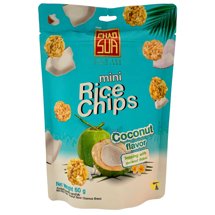 Chao Sua Mini Rice Chips - Coconut Flavour - 60g