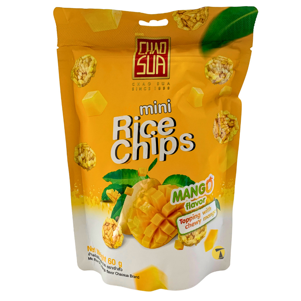 Chao Sua Mini Rice Chips - Mango Flavour - 60g — Tradewinds Oriental Shop