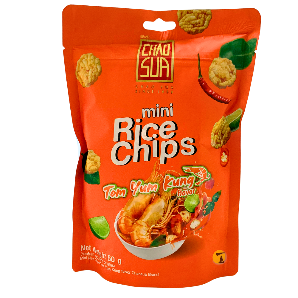 Mini Rice Chips Chao Sua Mini Rice Chips - Tom Yum Kung Flavour - 60g — Tradewinds ...