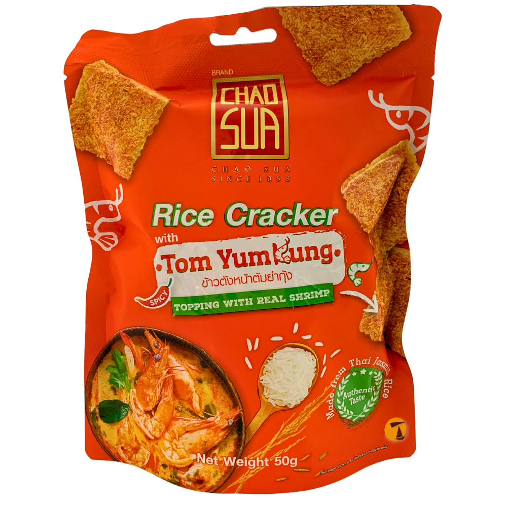 Chao Sua Rice Cracker - Tom Yum Kung Flavour - 50g — Tradewinds ...