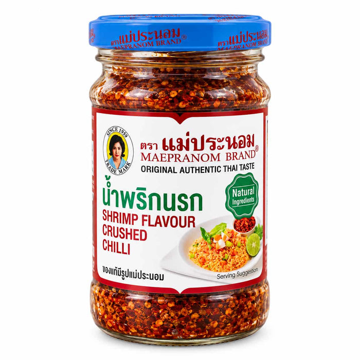 MaePranom Shrimp Flavoured Crushed Chilli - 134g