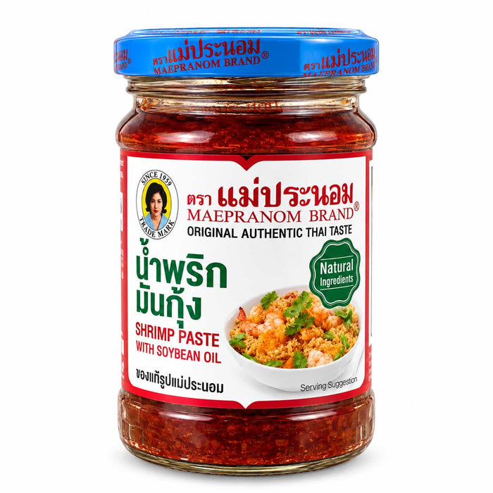 MaePranom Shrimp Paste with Soybean Oil - 180g
