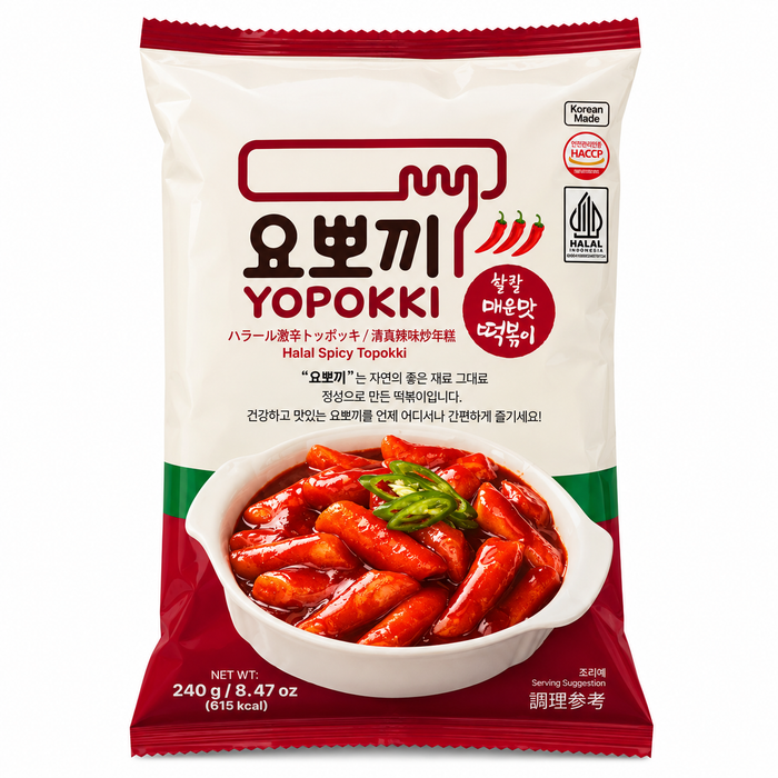 Young Poong Yopokki Hot & Spicy Yopokki - 240g