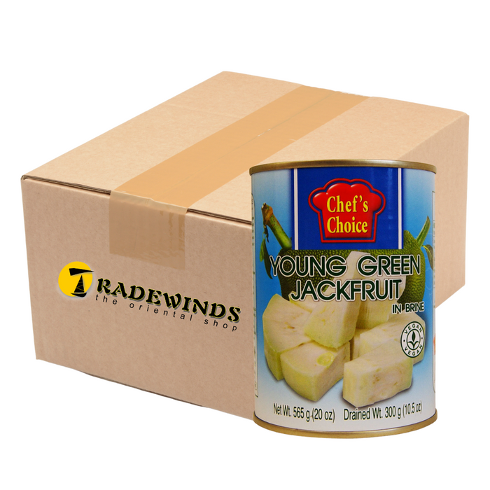 Chef's Choice Young Green Jackfruit in Brine - 24 x 565g