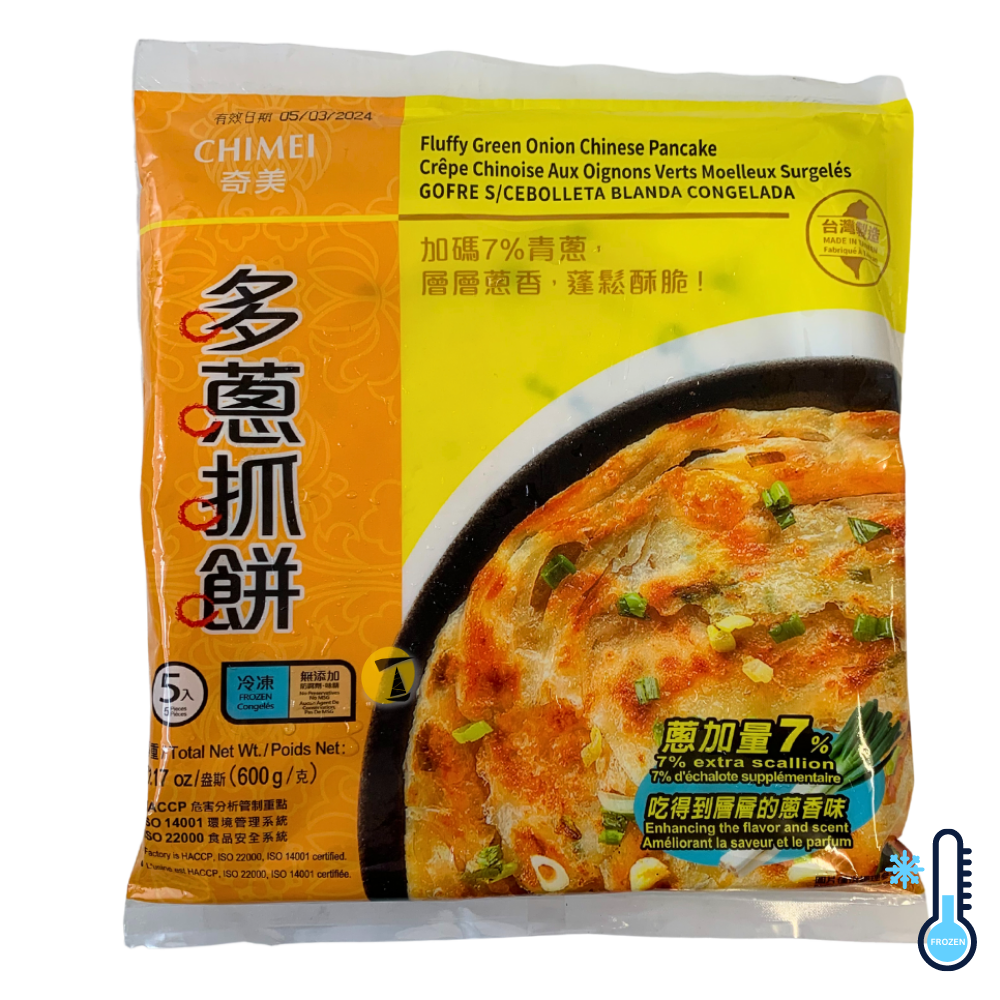 ChiMei Fluffy Green Onion Pancake 600g [FROZEN] — Tradewinds Oriental