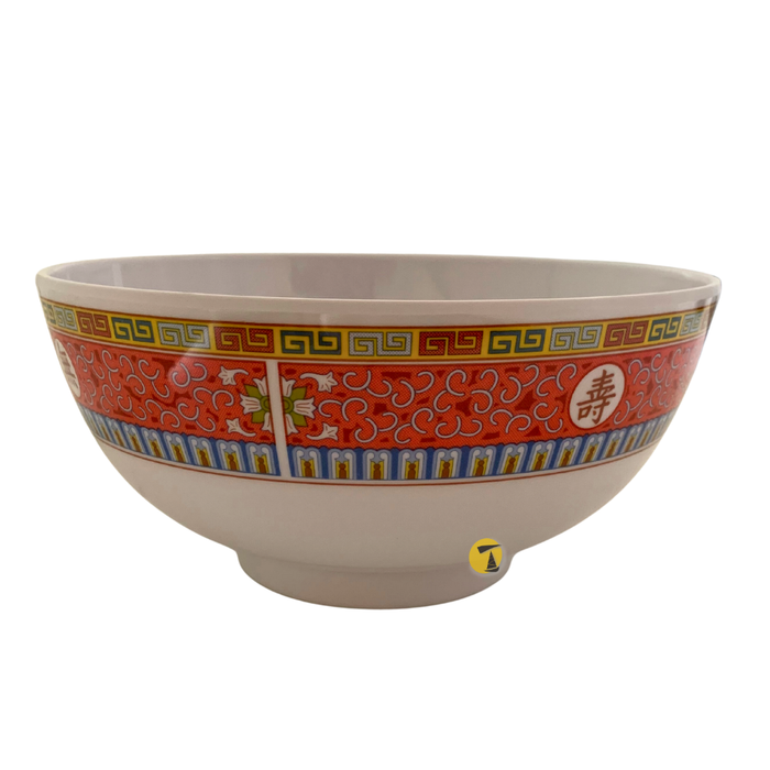 Chinese Melamine Bowl - 17.5cm