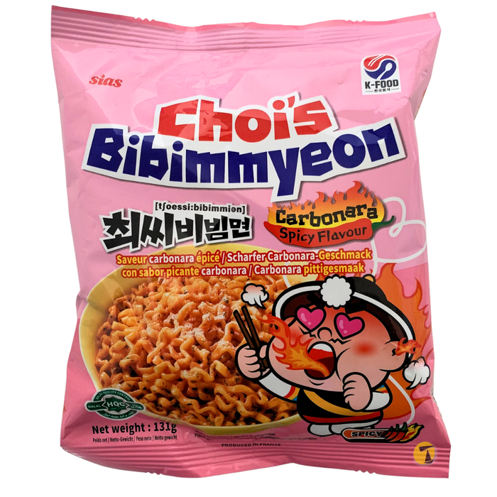 Choi's Bibimmyeon Instant Noodles - Carbonara Spicy Flavour - 131g
