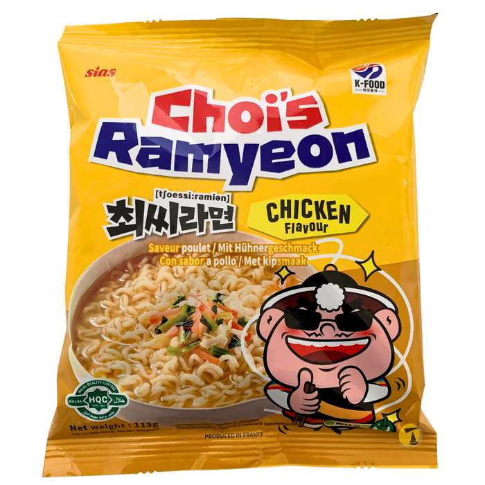 Choi's Ramyeon Instant Noodles - Chicken Flavour - 113g