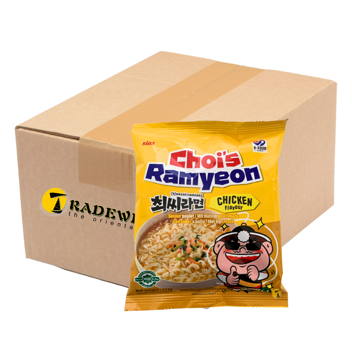 Choi's Ramyeon Instant Noodles - Chicken Flavour - 20x113g