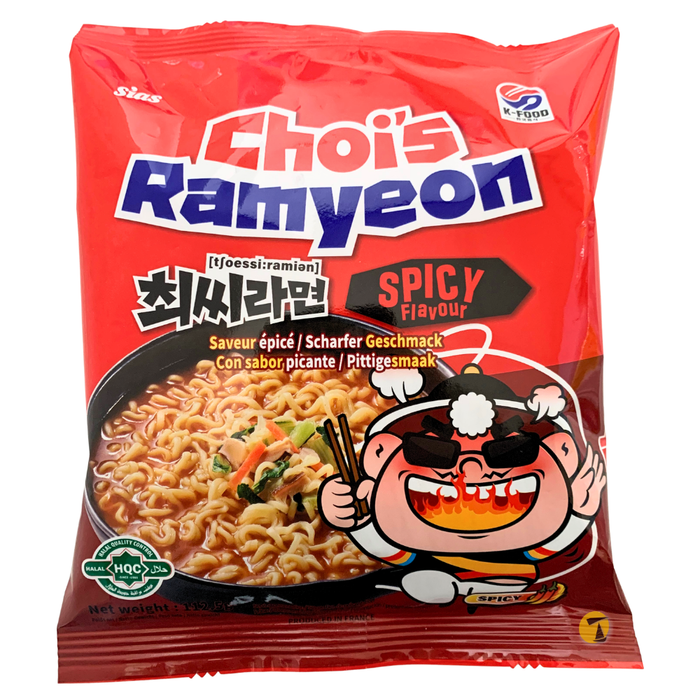 Choi's Ramyeon Instant Noodles - Spicy Flavour - 112.5g