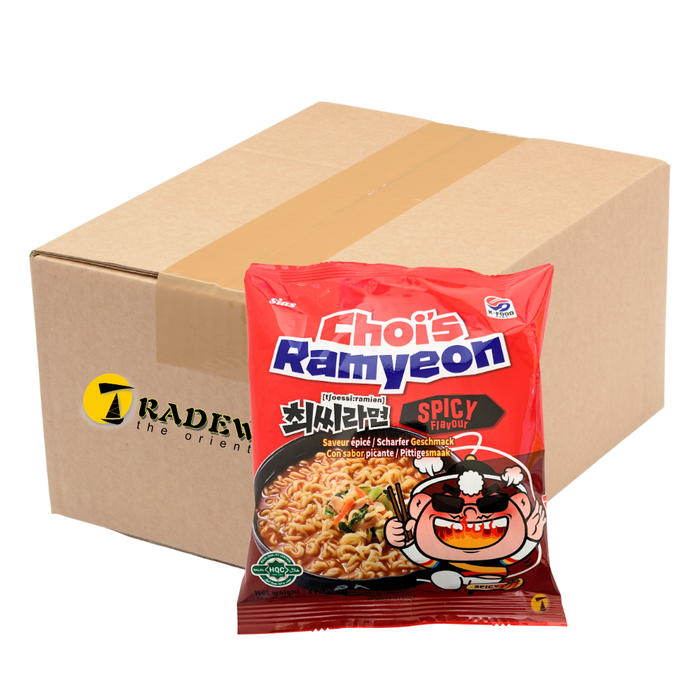 Choi's Ramyeon Instant Noodles - Spicy Flavour - 20x112.5g