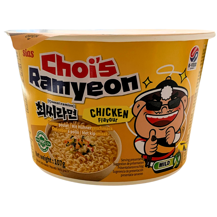 Choi's Ramyeon Noodle Bowl - Chicken Flavour - 107g
