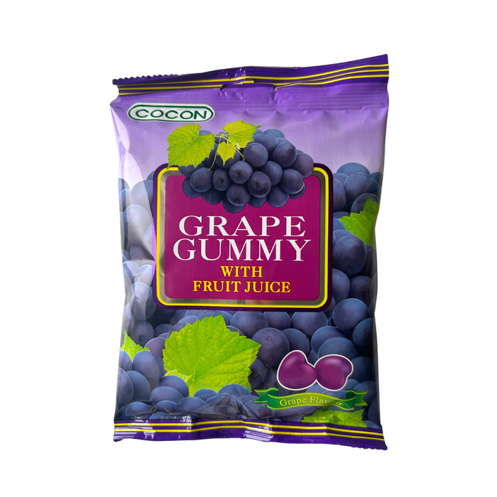 Cocon Grape Gummy Candy With Fruit Juice - 100g