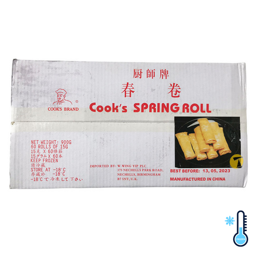 Cook's Vegetarian Mini Spring Roll - 50x15g [FROZEN]