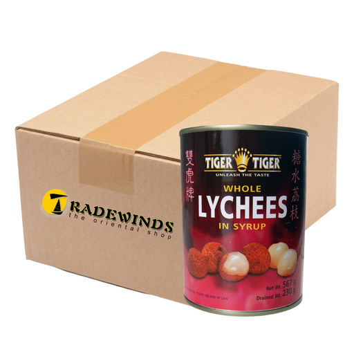 Copy of Tiger Tiger Whole Lychees in Syrup - 24x567g