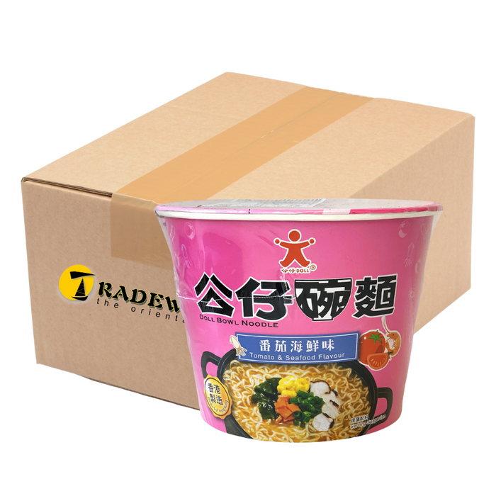 Doll Bowl Noodle Tomato & Seafood Flavour - 12x111g