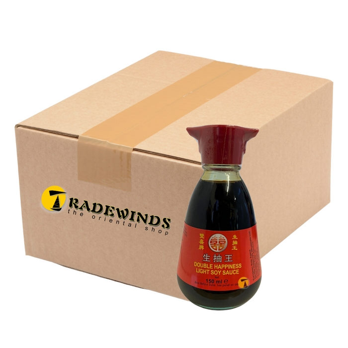 Double Happiness Light Soy Sauce - 12x150ml