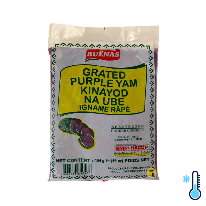 Buenas Grated Purple Yam - 454g [FROZEN]