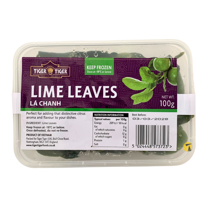 Tiger Tiger Lime Leaves - 100g [FROZEN]