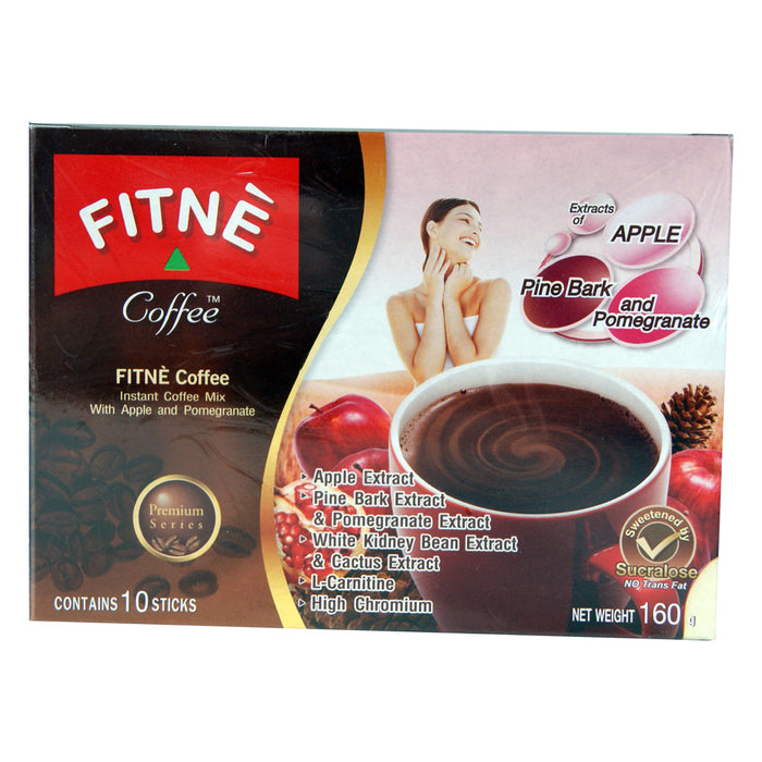 Fitne Instant Coffee Mix with Apple & Pomegranate - 160g