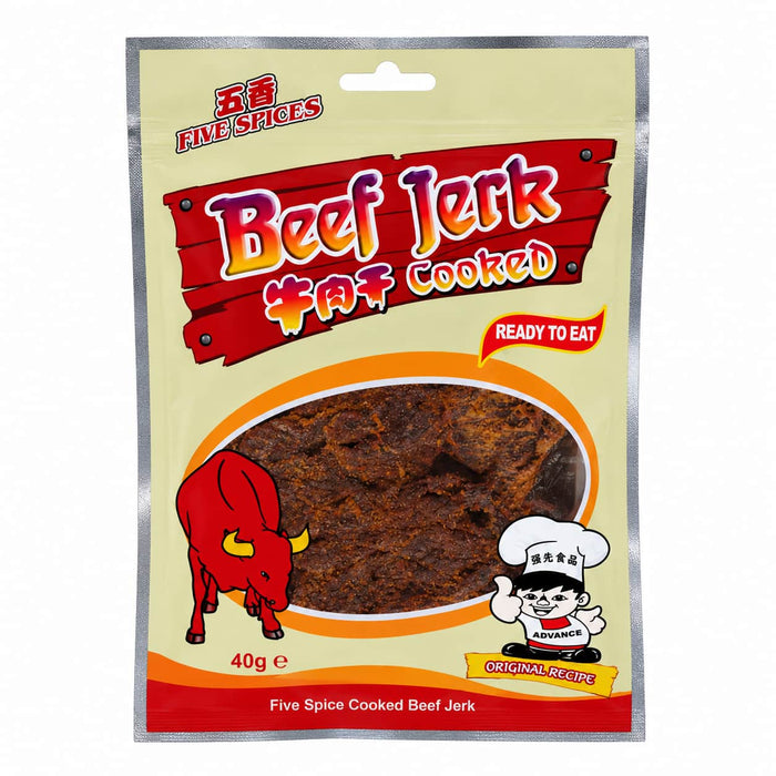 Advance Five Spices Cooked Beef Jerk - 40g