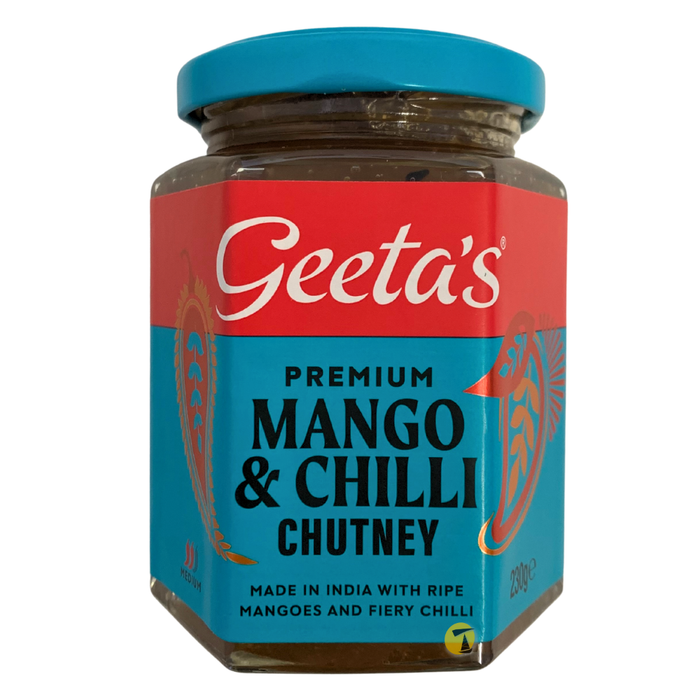 Geeta's Premium Mango & Chilli Chutney - 230g