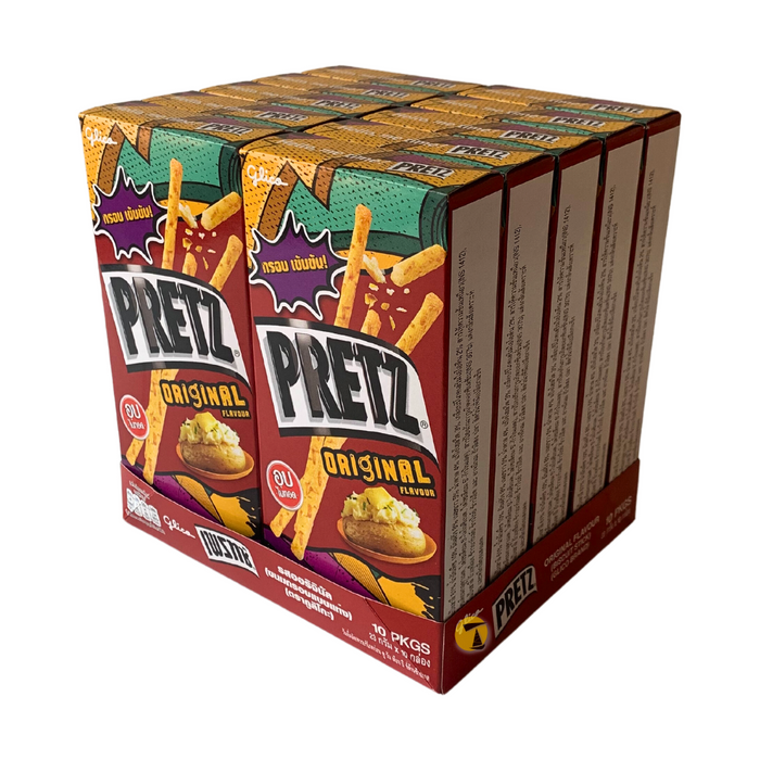 Glico Pretz Biscuit Original Flavour - 10x23g