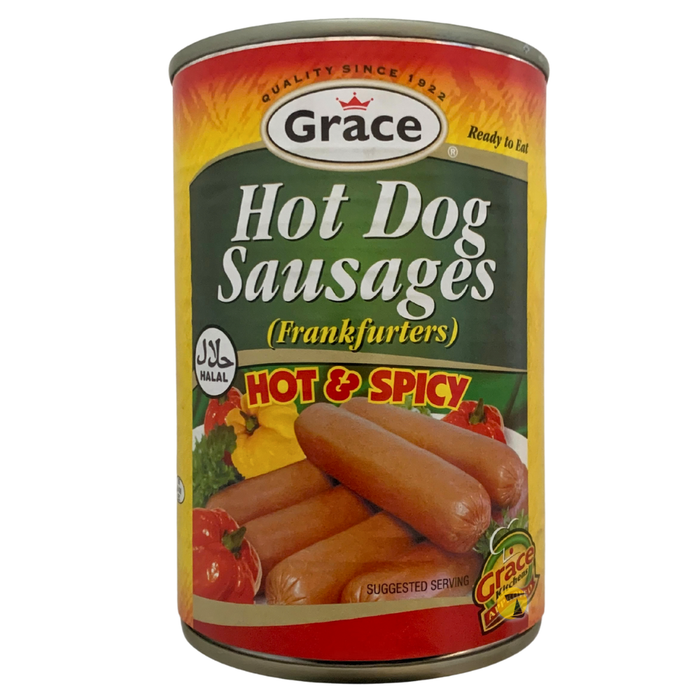 Grace Hot Dog Sausages Hot & Spicy (Chicken) - 400g