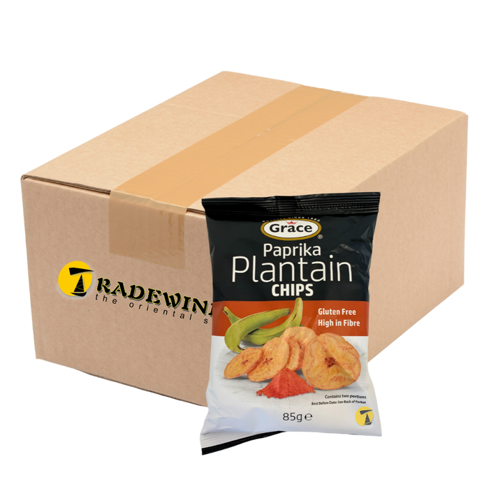 Grace Paprika Plantain Chips - 9x85g