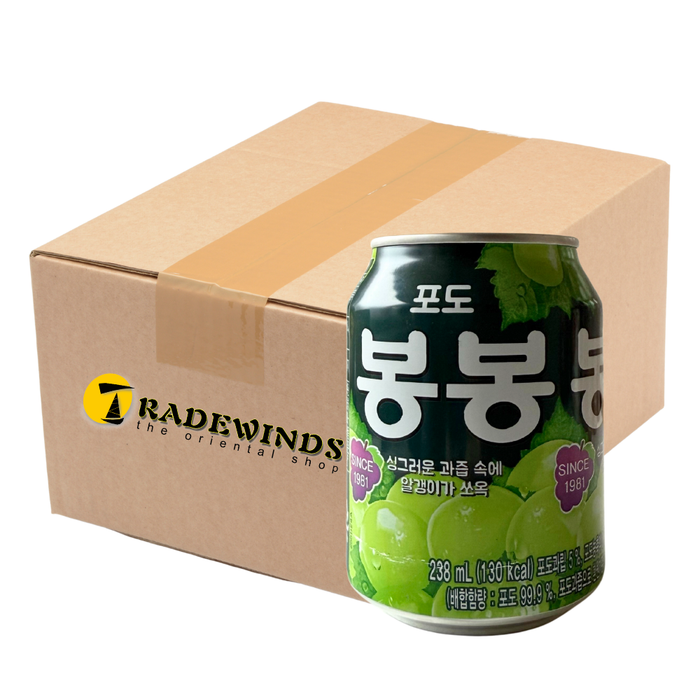 Haitai Bon Bon Grape Juice - 12x238ml