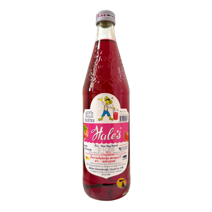 Hale's Blue Boy Strawberry Flavoured Syrup - 710ml
