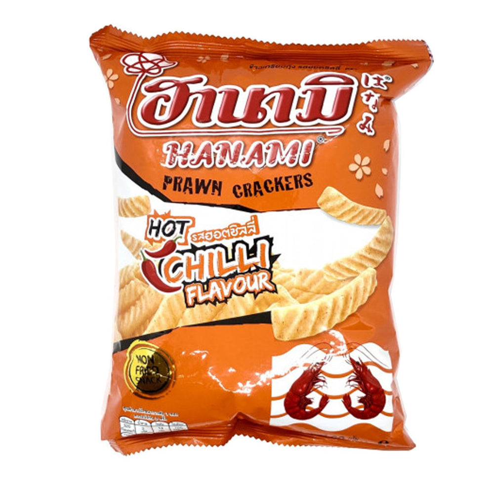 Hanami Prawn Cracker Snack - Hot Chilli Flavour - 60g — Tradewinds ...