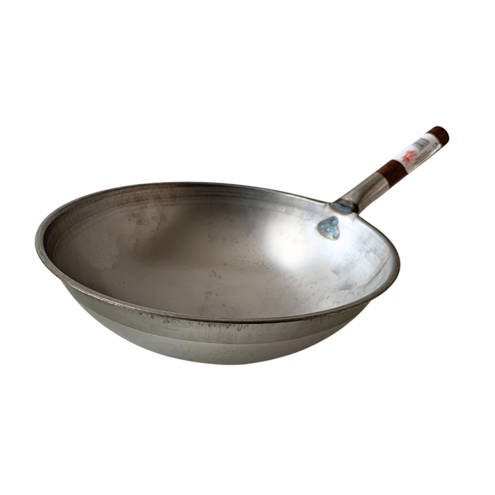 Hancock 14" (36cm) Rolled Edge Round Based Carbon Steel Wok