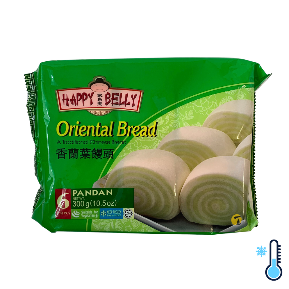 Happy Belly Oriental Bread (Pandan) - 300g [FROZEN] — Tradewinds ...