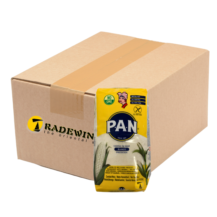 Harina PAN Pre-Cooked White Maize Flour - 10x1kg