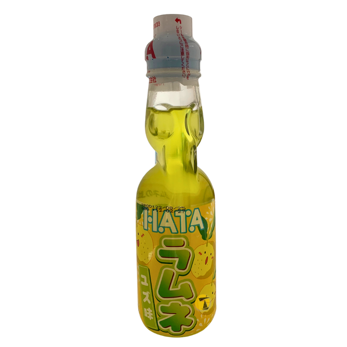 Hatakosen Yuzu Flavour Ramune - 200ml